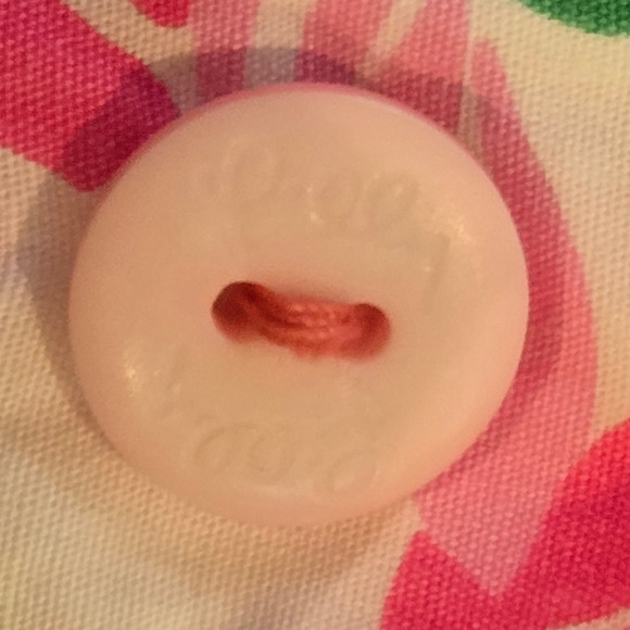 Vintage Lilly Pulitzer White Label Baggy Knee-Length Shorts, Self Belt, Sz 12 - Picture 7 of 10